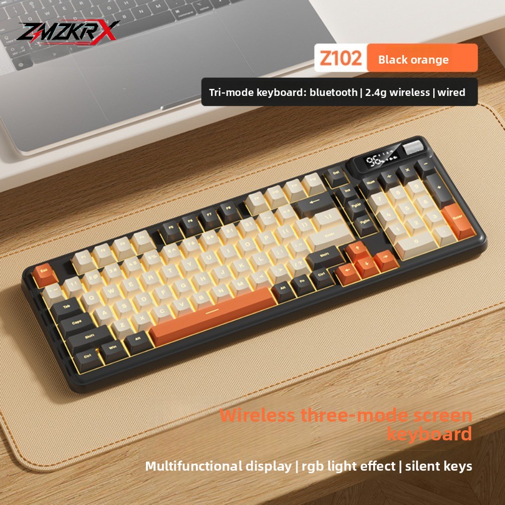 Laptop Accessories Combo Set - Bluetooth 2.4G Wireless/Wired Gaming Keyboard and