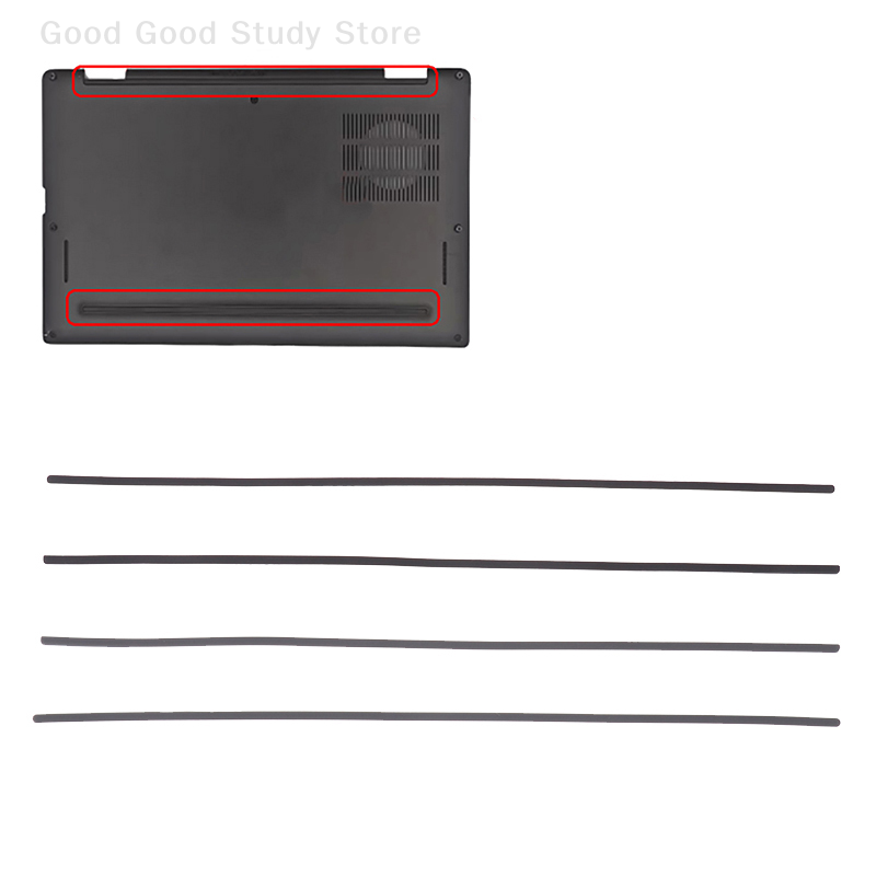 1/2Pcs Laptop Rubber Strips Co - Laptop Accessories Sleeve ulasan dan harga